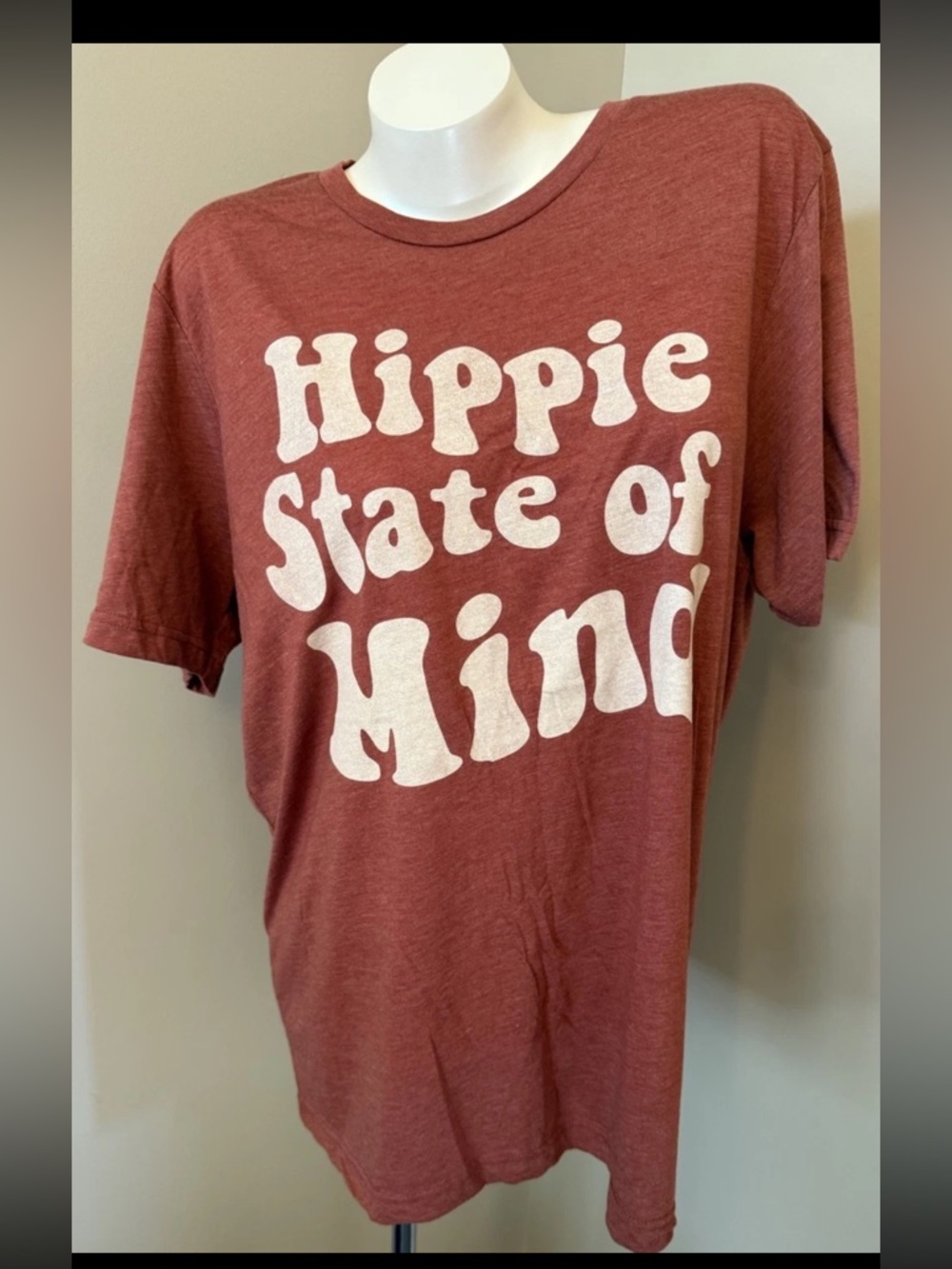 NWOT Hippie State of Mind Graphic T Shirt Womens XL Crew Neck Boho